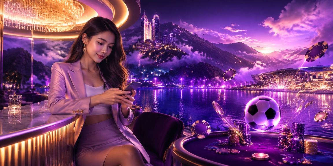 A Genting Highlands user enjoying the usj21 Sports Betting experience, Malaysian style